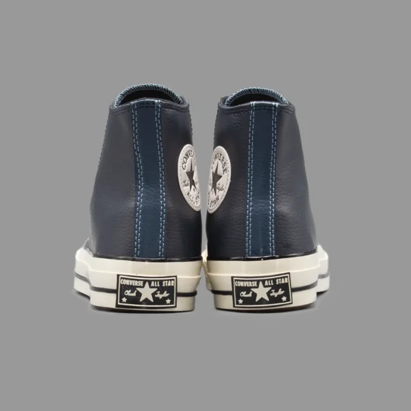 کانورس چرم سرمه ای ساقدار | Converse Obsidian Leather Hightop - Image 4