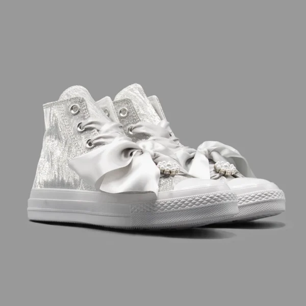 کانورس عروس ساقدار  | Converse Wedding Hightop - Image 2