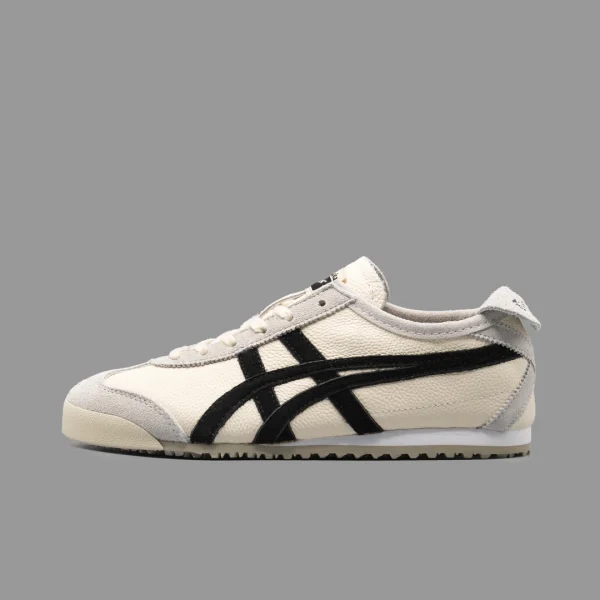 اسیکس اونیتسوکا تایگر مکزیکو 66 کرم مشکی | Asics onitsuka Tiger Mexico 66 Birch & Black