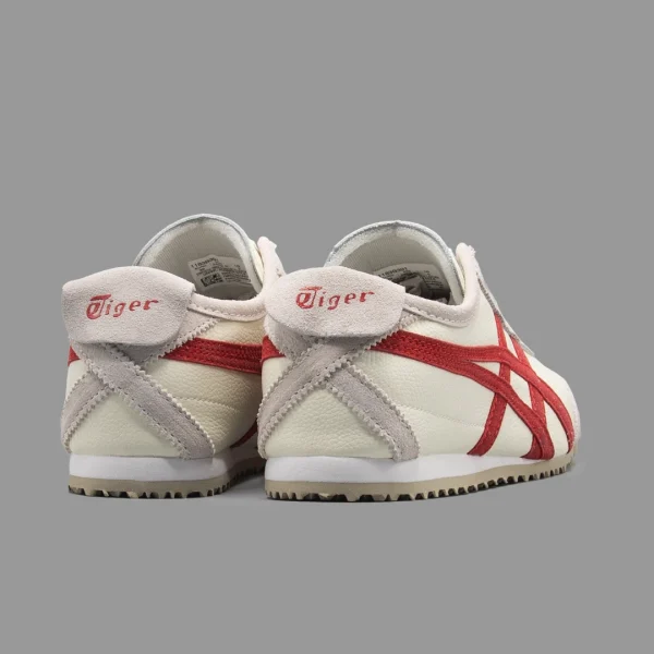 اسیکس اونیتسوکا تایگر مکزیکو 66 کرم قرمز | Asics onitsuka Tiger Mexico 66 Beige White Red - Image 3