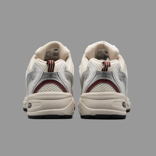 نیوبالانس 530 سفید زرشکی | New Balance 530 White Wine Red - Image 4