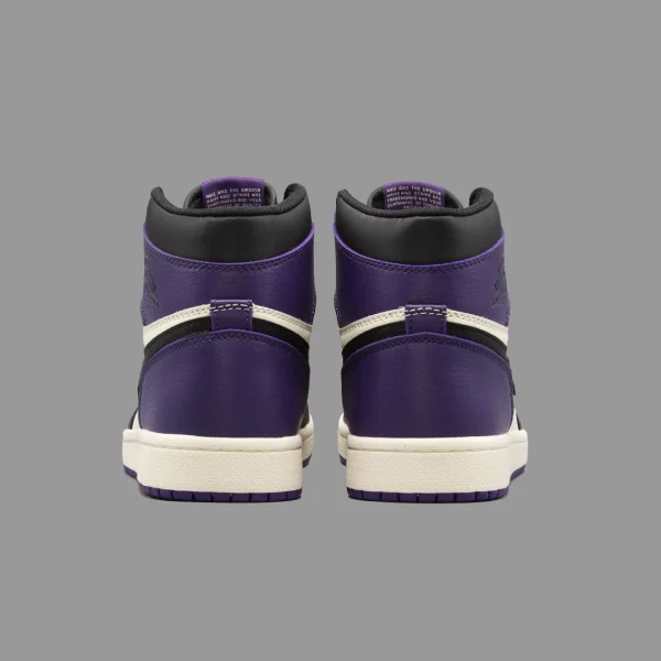 نایکی جردن 1 اوجی کورت پرپل ساقدار | Air Jordan 1 Retro High OG Court Purple - Image 4