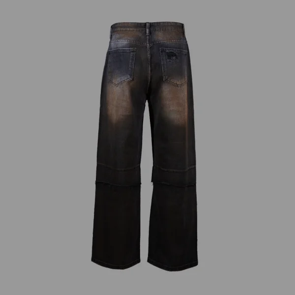 جین بگی دیسترسد چارکول | Jean Baggy Distressed Charcoal - Image 3