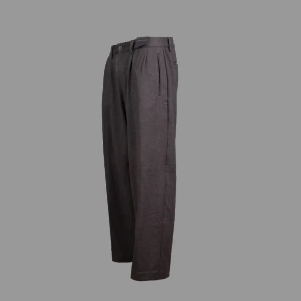شلوار پارچه ای پول اند بیر طوسی | Pull&Bear Stripe Trouser Grey - Image 2