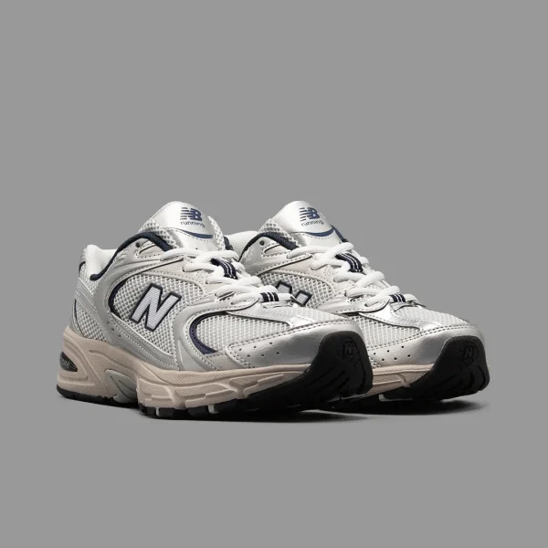 نیوبالانس 530 کرم سرمه ای | New Balance 530 Steel Grey - Image 2