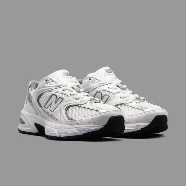 نیوبالانس 530 سفید طوسی | New Balance 530 White Gray - Image 2