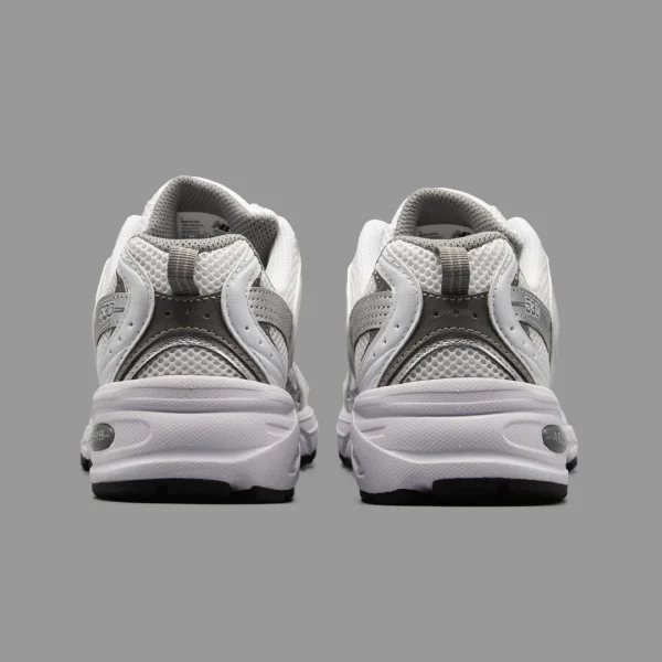 نیوبالانس 530 سفید طوسی | New Balance 530 White Gray - Image 4