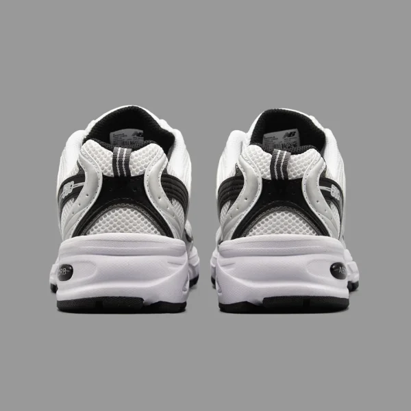 نیوبالانس 530 سفید نقره ای مشکی | New Balance 530 White Silver Metallic Black - Image 4