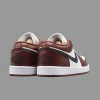 نایکی جردن 1 مشکی زرشکی ساق کوتاه | Nike Air Jordan 1 Low OG Black Maroon - Image 3