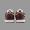 نایکی جردن 1 مشکی زرشکی ساق کوتاه | Nike Air Jordan 1 Low OG Black Maroon - Image 4