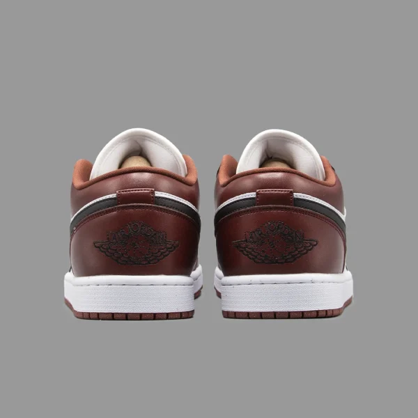 نایکی جردن 1 قهوه ای سفید ساق کوتاه | Nike Air Jordan 1 Low OG Bronze Eclipse - Image 4
