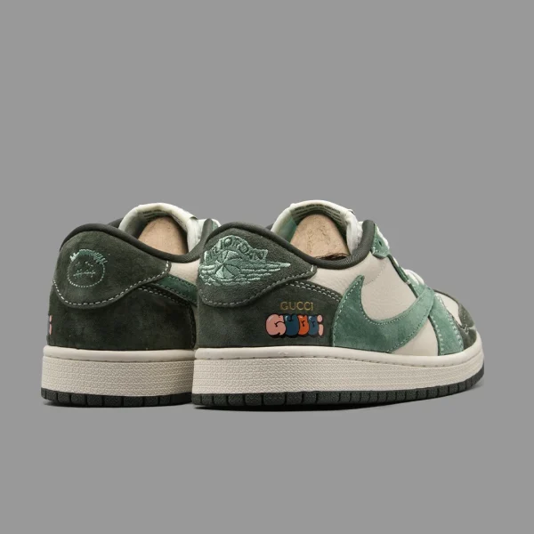 نایکی جردن 1 ترویس اسکات گوچی ساق کوتاه | Nike Air Jordan 1 Low OG Travis Scott X Gucci - Image 3