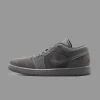 نایکی جردن 1 کرفت طوسی تیره ساق کوتاه | Nike Air Jordan 1 Low SE Craft Dark Smoke Grey