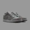 نایکی جردن 1 کرفت طوسی تیره ساق کوتاه | Nike Air Jordan 1 Low SE Craft Dark Smoke Grey - Image 2