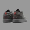 نایکی جردن 1 کرفت طوسی تیره ساق کوتاه | Nike Air Jordan 1 Low SE Craft Dark Smoke Grey - Image 3
