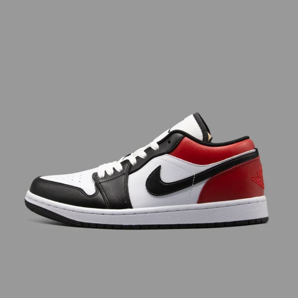 نایکی جردن 1 مشکی قرمز ساق کوتاه | Nike Air Jordan 1 Low OG Black Toe