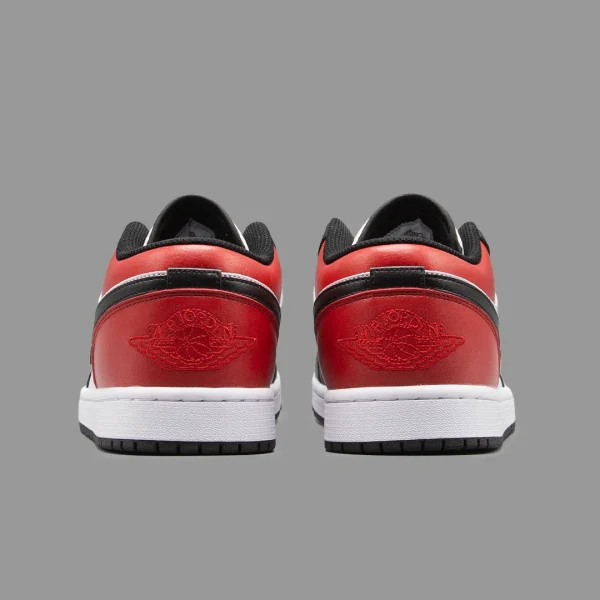 نایکی جردن 1 مشکی قرمز ساق کوتاه | Nike Air Jordan 1 Low OG Black Toe - Image 4